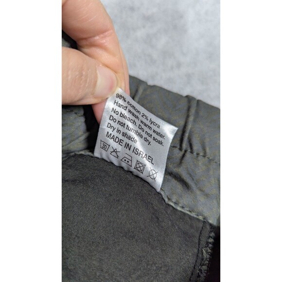 Bevy Flog Women Pants Size 29 Shely Hidden Chevron Stripe Tapered Slim Fit Check - Picture 8 of 13